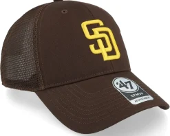 San Diego Padres Branson Mvp Brown Trucker - 47 Brand