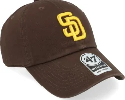 San Diego Padres Clean Up Brown Dad Cap - 47 Brand