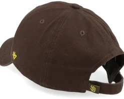 San Diego Padres Clean Up Brown Dad Cap - 47 Brand