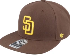 San Diego Padres MLB Sure Shot Captain Brown Snapback - 47 Brand