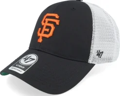 San Francisco Giants Branson Mesh Black Trucker - 47 Brand