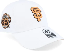 San Francisco Giants Double Under Clean Up White Dad Cap - 47 Brand