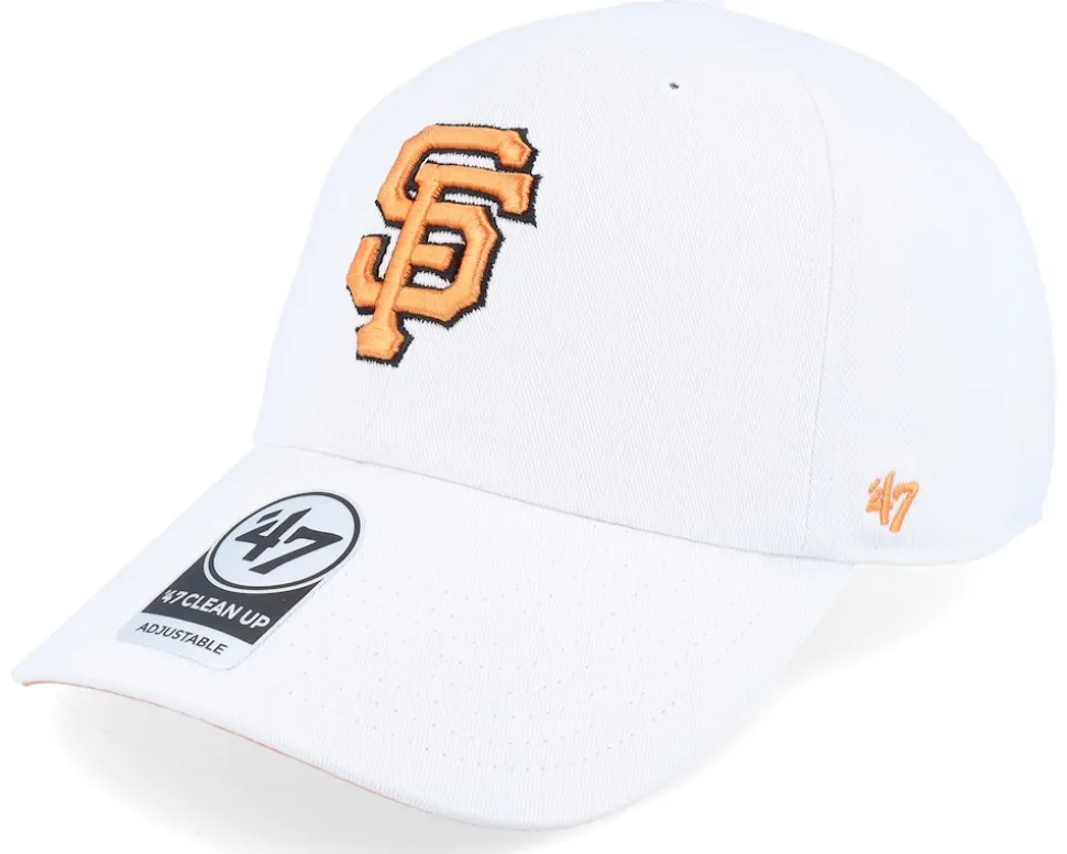 San Francisco Giants Double Under Clean Up White Dad Cap - 47 Brand