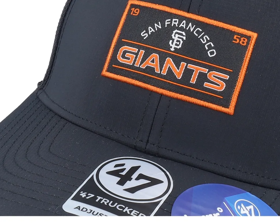 San Francisco Giants Fairholt Black Trucker - 47 Brand