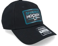San Jose Sharks Authentic Pro Prime Graphic Black/Aviator Blue Adjustable - Fanatics