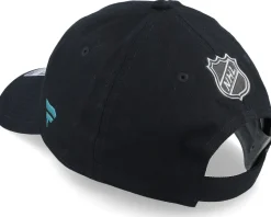 San Jose Sharks Authentic Pro Prime Graphic Black/Aviator Blue Adjustable - Fanatics