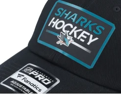 San Jose Sharks Authentic Pro Prime Graphic Black/Aviator Blue Adjustable - Fanatics