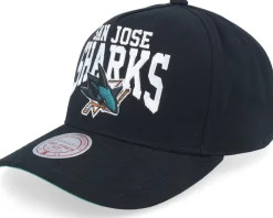 San Jose Sharks Big Time Pro Black A-frame Adjustable - Mitchell & Ness