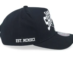 San Jose Sharks Big Time Pro Black A-frame Adjustable - Mitchell & Ness
