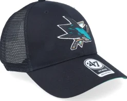 San Jose Sharks Branson Mvp Black Trucker - 47 Brand