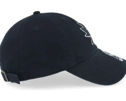 San Jose Sharks Clean Up Black Dad Cap - 47 Brand