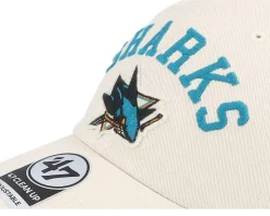 San Jose Sharks Clubhouse Faber Clean Up Sandstorm Dad Cap - 47 Brand