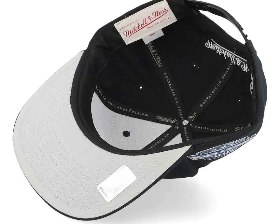 San Jose Sharks Conference Patch Black Snapback - Mitchell & Ness