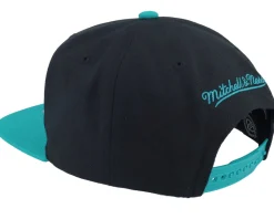 San Jose Sharks Cross Check Black Snapback - Mitchell & Ness