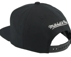 San Jose Sharks Evergreen Black/White Snapback - Mitchell & Ness