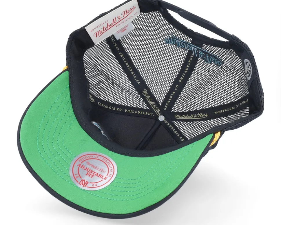 San Jose Sharks Gold Leaf Vintage Trucker - Mitchell & Ness