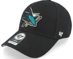 San Jose Sharks Mvp Black Adjustable - 47 Brand