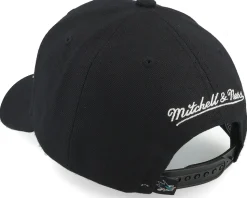 San Jose Sharks Neon Logo Pro Black Adjustable - Mitchell & Ness