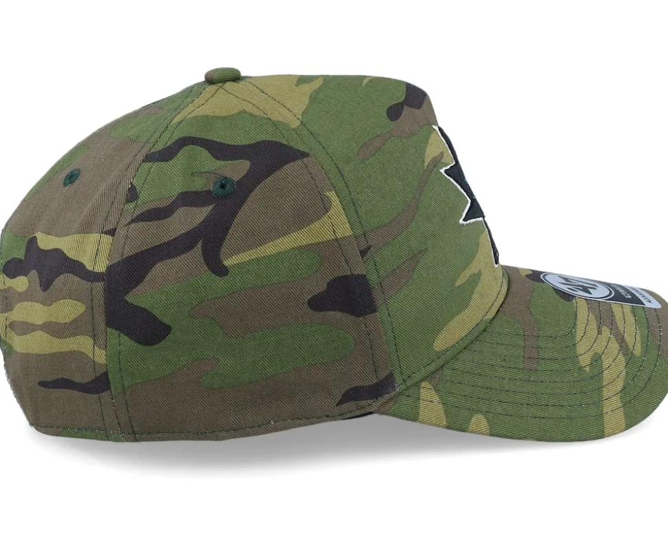 San Jose Sharks NHL Grove 47 Mvp Dt Camo Adjustable - 47 Brand