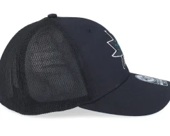San Jose Sharks NHL Trophy Black Trucker - 47 Brand
