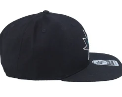 San Jose Sharks No Shot 47 Captain Black Snapback - 47 Brand