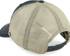 San Jose Sharks Tuscaloosa Clean Up Dad Cap Vintage Black/Beige Trucker - 47 Brand