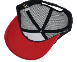 Santa Claus All In X-mas Party Velvet Red/Black Trucker - Ho-Ho-Hats