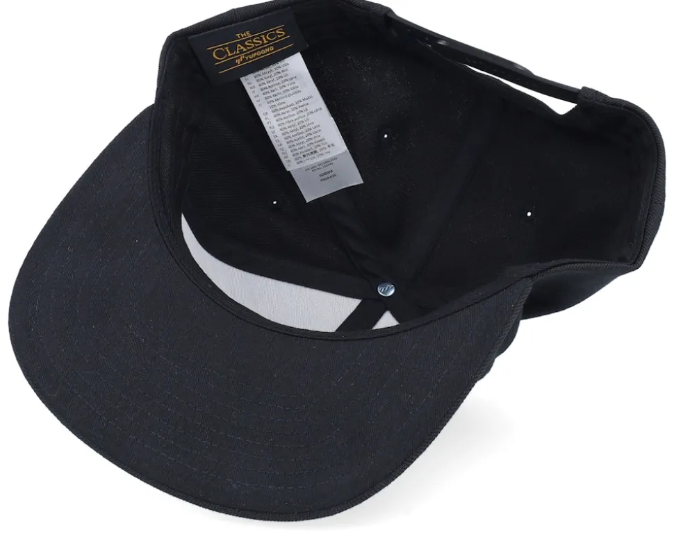 Santa Claus Car Sleigh Patch Black Snapback - Ho-Ho-Hats