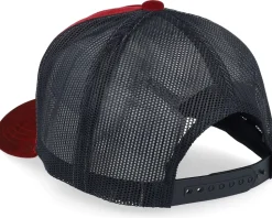 Santa Claus Car Sleigh Patch Velvet Red/Black - Ho-Ho-Hats