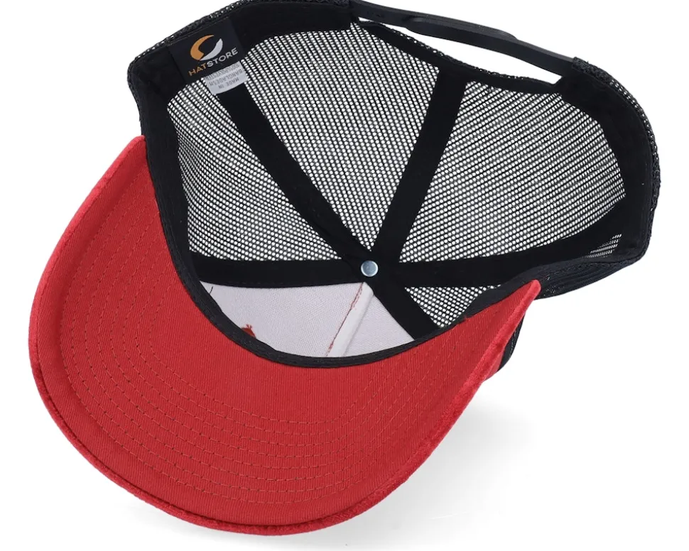 Santa Claus Car Sleigh Patch Velvet Red/Black - Ho-Ho-Hats