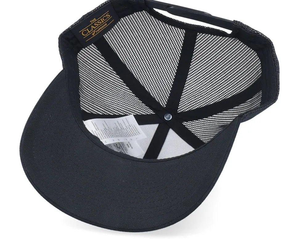 Santa Claus Going For A Ride Black Trucker - Ho-Ho-Hats