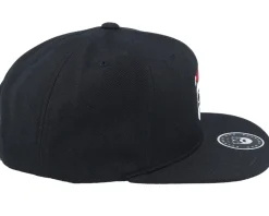 Santa Man Black Snapback - Bearded Man