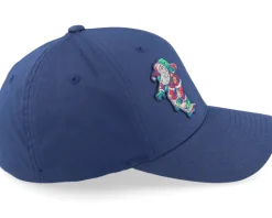 Santa Skate Christmas Xmas Navy Flexfit - Iconic
