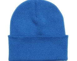 Sapphire Blue Cuff Blank Beanie - Beechfield