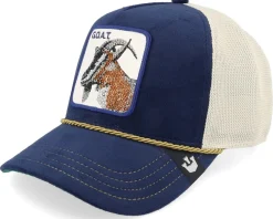 Sapphire Goat Velvet Jewel Tones Blue A-Frame Trucker - Goorin Bros.