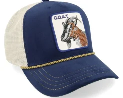 Sapphire Goat Velvet Jewel Tones Blue A-Frame Trucker - Goorin Bros.