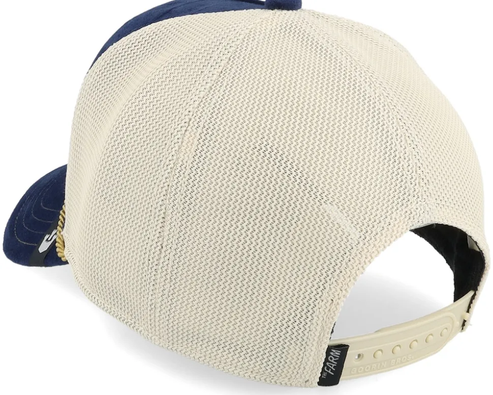 Sapphire Goat Velvet Jewel Tones Blue A-Frame Trucker - Goorin Bros.