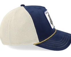 Sapphire Goat Velvet Jewel Tones Blue A-Frame Trucker - Goorin Bros.