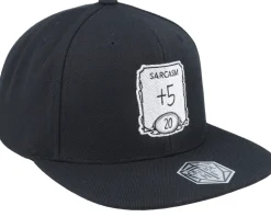 Sarcasm Ability Black Snapback - Critiql Hit