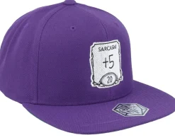 Sarcasm Ability Purple Snapback - Critiql Hit
