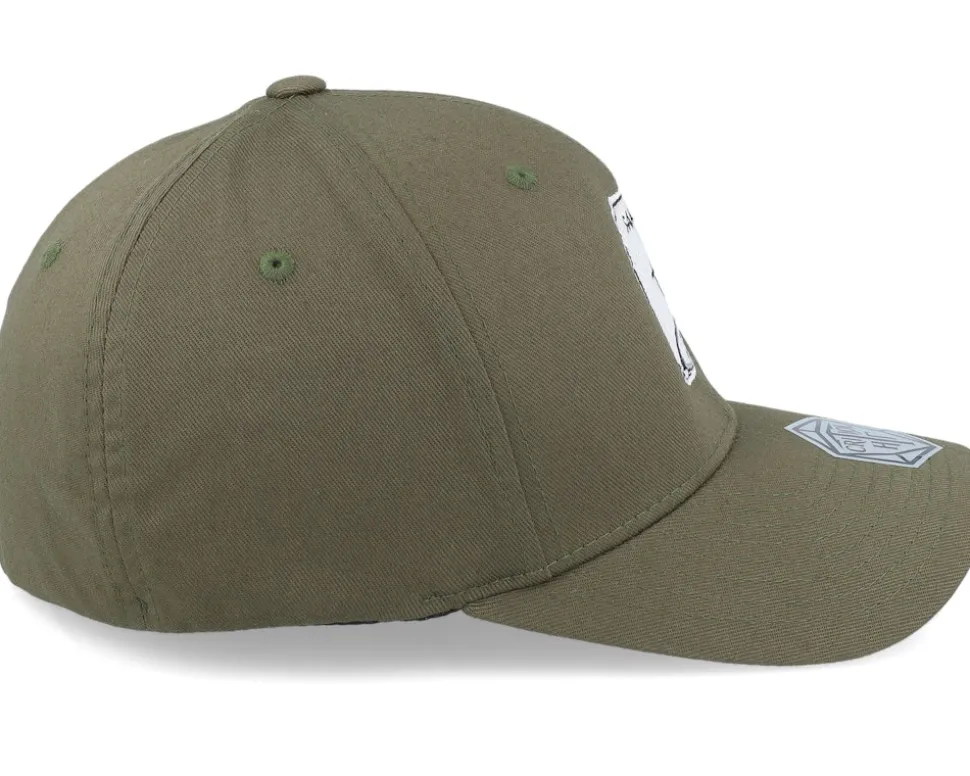 Sarcasm Ability Wooly Combed Olive Flexfit - Critiql Hit