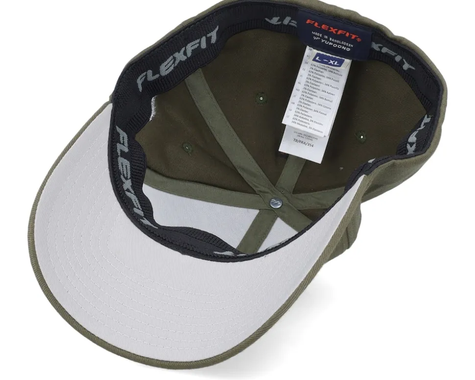 Sarcasm Ability Wooly Combed Olive Flexfit - Critiql Hit