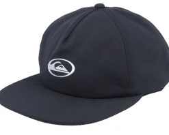 Saturn Cap Black Snapback - Quiksilver