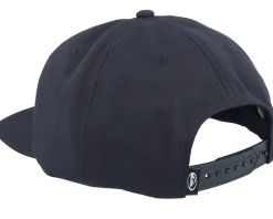 Saturn Cap Black Snapback - Quiksilver