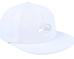 Saturn Cap White Snapback - Quiksilver