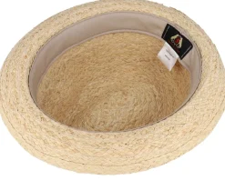 Saybrook Raffia Hat Natural Trilby - Jaxon & James