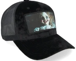 Scara Doll Velvet Black/Black A-frame Trucker - Scenes