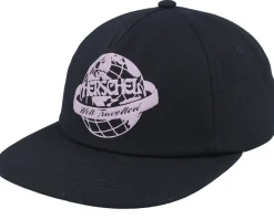 Scout Globe Tripping Cap Black/Nirvana Snapback - Herschel