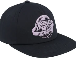 Scout Globe Tripping Cap Black/Nirvana Snapback - Herschel
