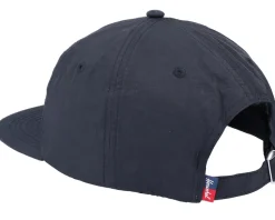 Scout Rubber Patch Black Wrinkled Strapback - Herschel